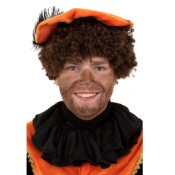 Pieten Kraag Trevira Zwart