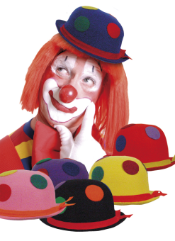 Clownshoed Binky Bolhoed Met Stippen