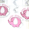 Hangdeco Babyshower Roze 3st 2 Hangdeco Babyshower Roze 3st -Jan Monnikendam Verkoop wconn 403765