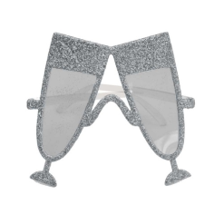Bril Champagneglas Zilver