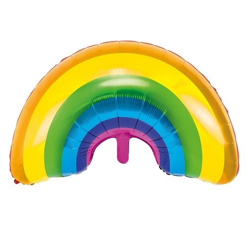 Folieballon Regenboog 73x45cm 3 Folieballon Regenboog 73x45cm