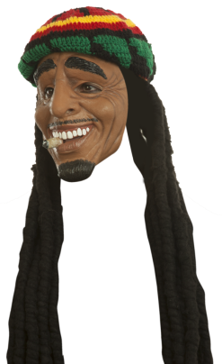 Masker Rasta Man Stoned Met Joint