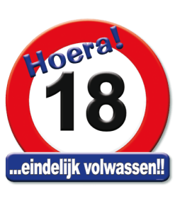 Deurbord Verkeersbord 18