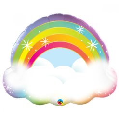 Folieballon Regenboog Wolk 81cn
