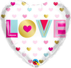 Folieballon Love Hart 46 Cm