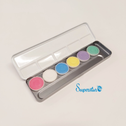 Aqua Superstar Schmink Palet 6 Pastel Kleuren