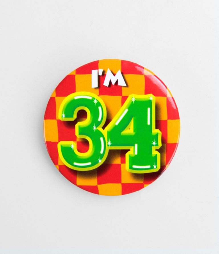 Button 34 Jaar 3 Button 34 Jaar