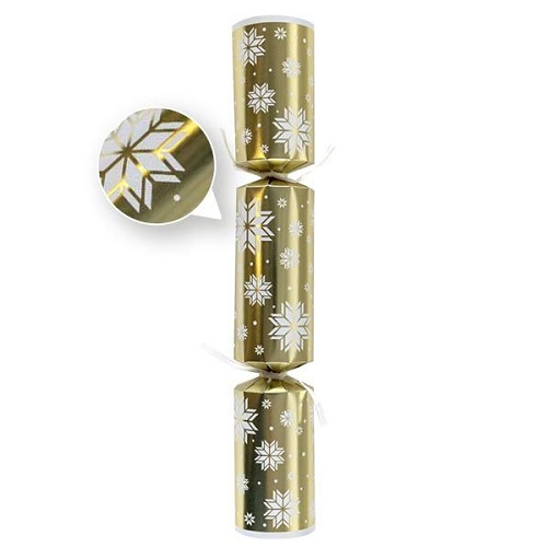 50 St. Christmas Crackers Gold Snowflake 12 Inch XIGDC2862 3 50 St. Christmas Crackers Gold Snowflake 12 Inch XIGDC2862