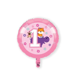 Folieballon One Is Fun Girl 46cm