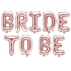 Folieballonnen Set Bride To Be Rosé