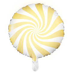 Folieballon Candy Geel 45cm