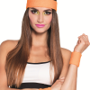 Zweetbandjes Set Neon Oranje