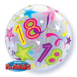 Bubbles Ballon 18 Jaar 56 Cm