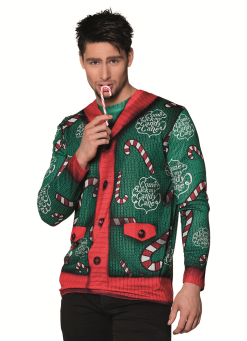 Fotorealistisch Shirt Candy Cane