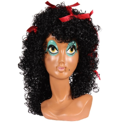 Pieten Pruik Dames Pepita Met Rode Strikjes