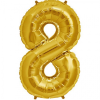 Folieballon Cijfer 8 Goud 86cm -Jan Monnikendam Verkoop wconn 405668