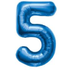 Folieballon Cijfer 5 Blauw 86cm 1 Folieballon Cijfer 5 Blauw 86cm -Jan Monnikendam Verkoop wconn 405724