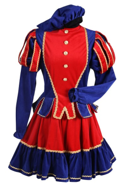 Dames Pietenpak Murcia Rood/blauw