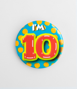 Button 10 Jaar