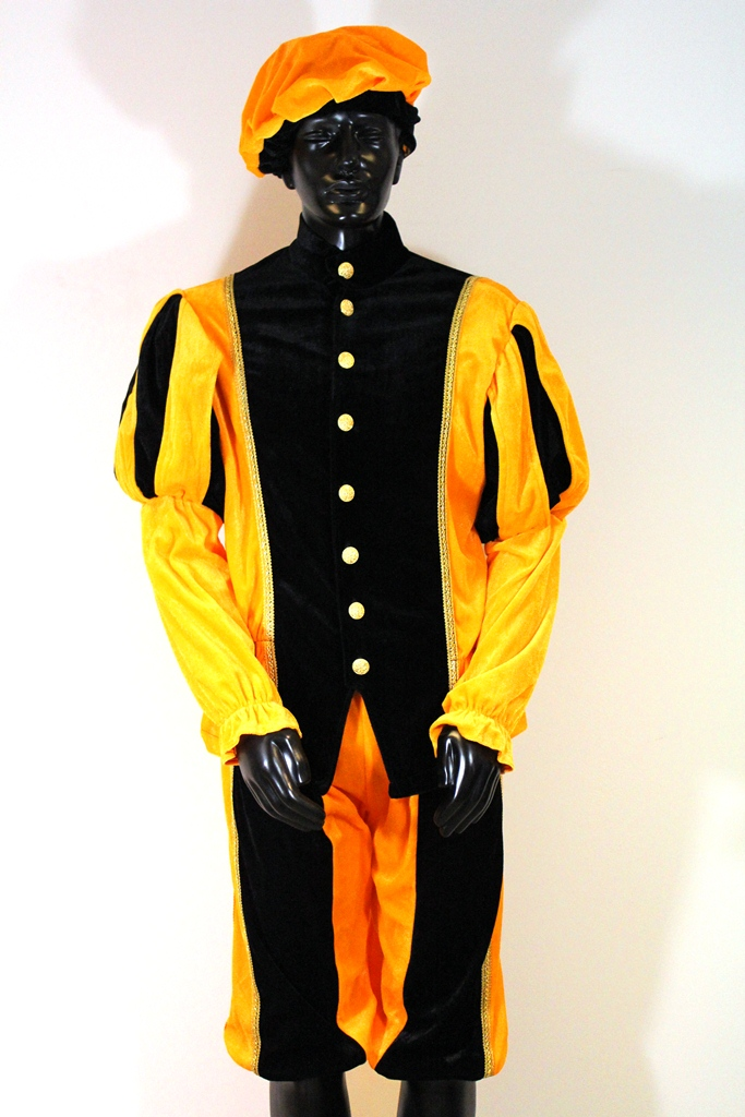 Pietenpak Populair Zwart-oranje – XXL 3 Pietenpak Populair Zwart-oranje – XXL