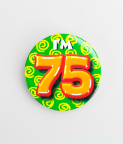 Button 75 Jaar