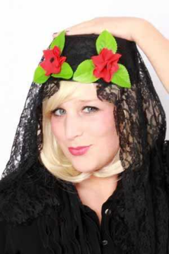 Spaanse Met Kant + Bloem