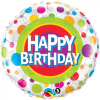 Folieballon Happy Birthday Color Dots 46cm -Jan Monnikendam Verkoop wconn 406820 768x768 1