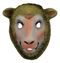 Masker Schaap Plastic