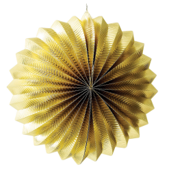 Lampion Bol Goud 22cm