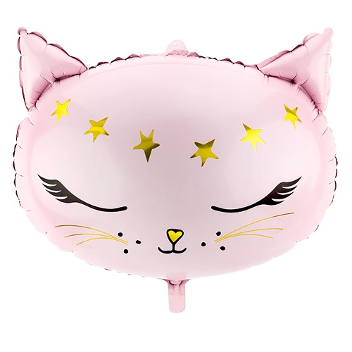 Folieballon Poes Roze 48 X 36cm 3 Folieballon Poes Roze 48 X 36cm