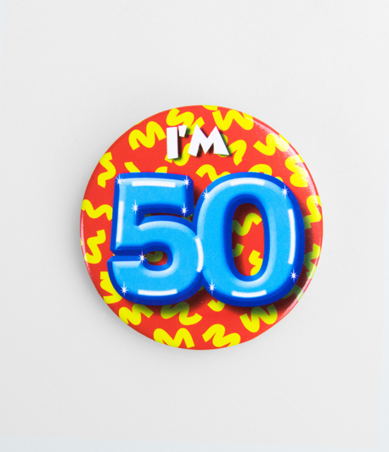 Button 50 Jaar 3 Button 50 Jaar