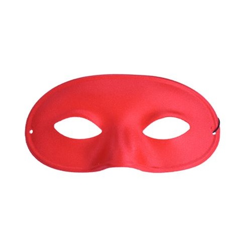 Oogmasker Domino Rood 3 Oogmasker Domino Rood