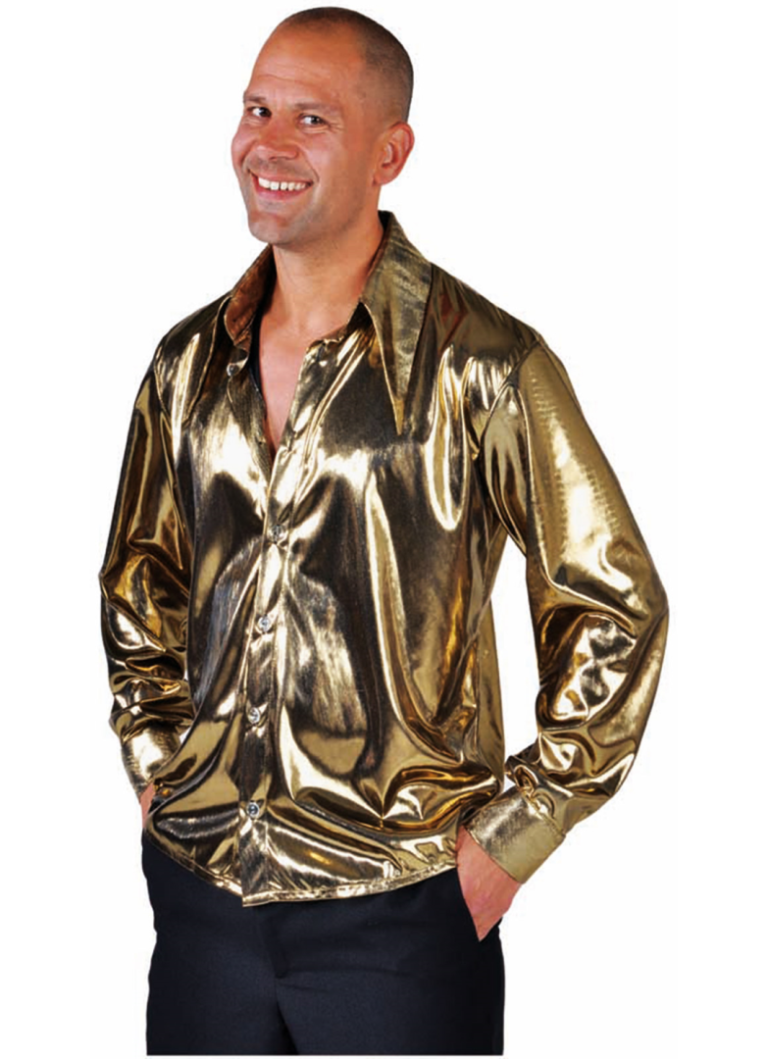 Disco Blouse Glimmend Goud 3 Disco Blouse Glimmend Goud