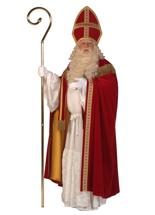 Sinterklaas Kostuum Luxe Gewoon Rood 3 Sinterklaas Kostuum Luxe Gewoon Rood
