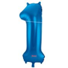 Folieballon Cijfer 1 Blauw 86cm -Jan Monnikendam Verkoop wconn 407512