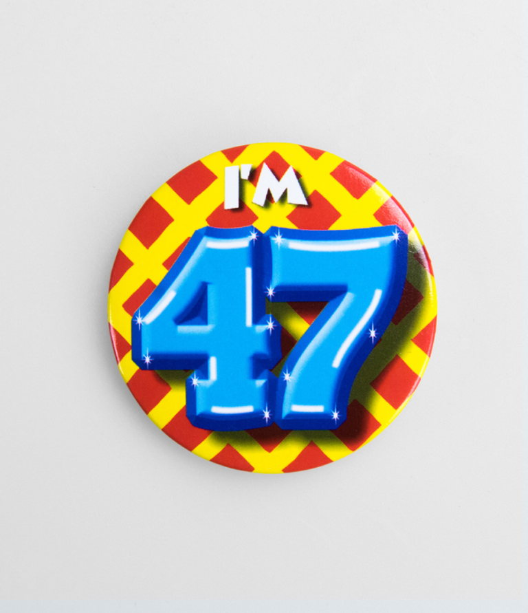 Button 47 Jaar 3 Button 47 Jaar