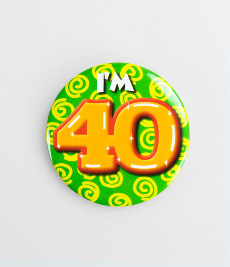 Button 40 Jaar 3 Button 40 Jaar