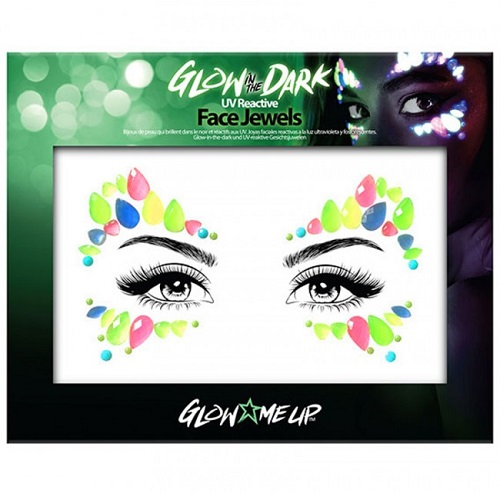 Face And Body Jewels Glow In The Dark 3 Face And Body Jewels Glow In The Dark