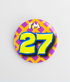 Button 27 Jaar