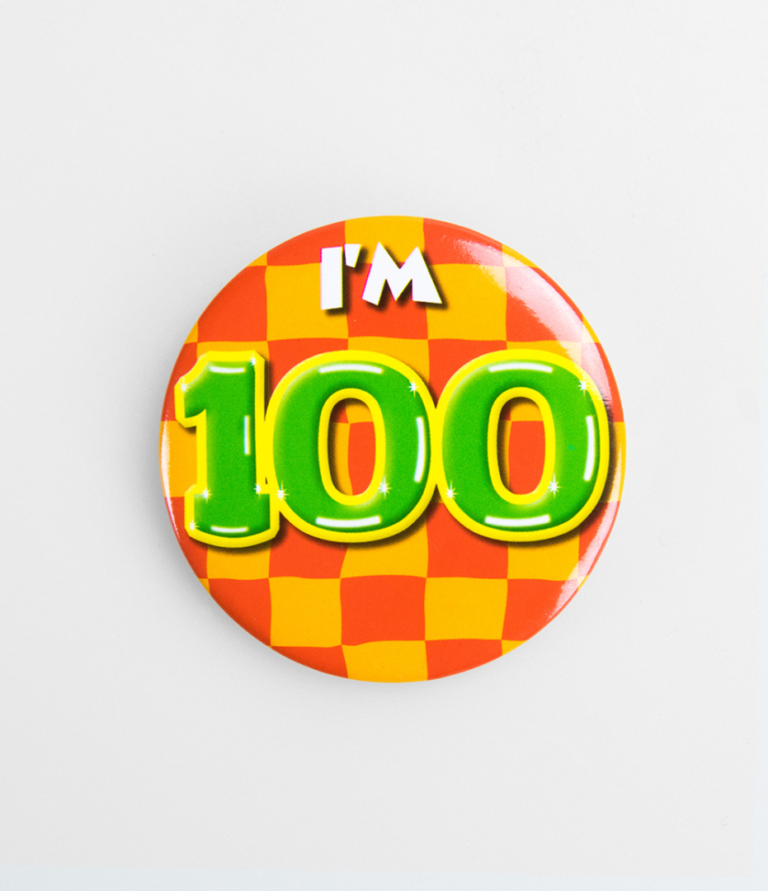 Button 100 Jaar 3 Button 100 Jaar