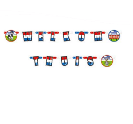 Welkom Thuis Letterslinger Koe Tulp Molen 3 Welkom Thuis Letterslinger Koe Tulp Molen