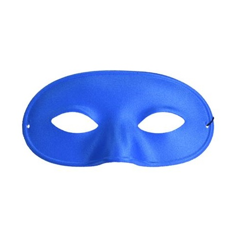 Oogmasker Domino Blauw 3 Oogmasker Domino Blauw