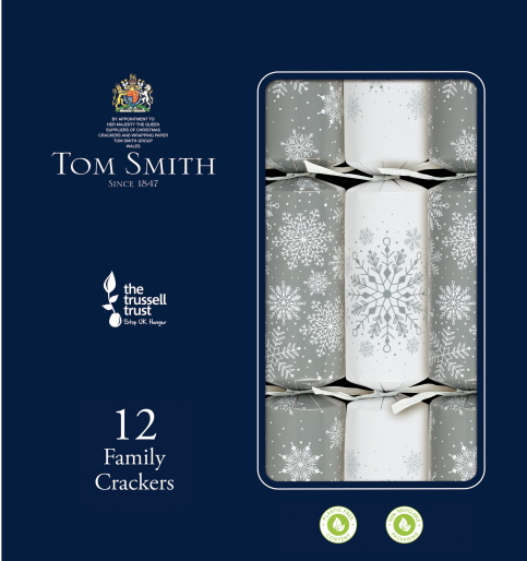 12 St. Christmas Crackers Family Zilver/wit 12 Inch Xalts1404 3 12 St. Christmas Crackers Family Zilver/wit 12 Inch Xalts1404