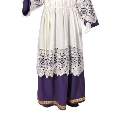 Onderrok Paars Met Goudgalon 3 Onderrok Paars Met Goudgalon