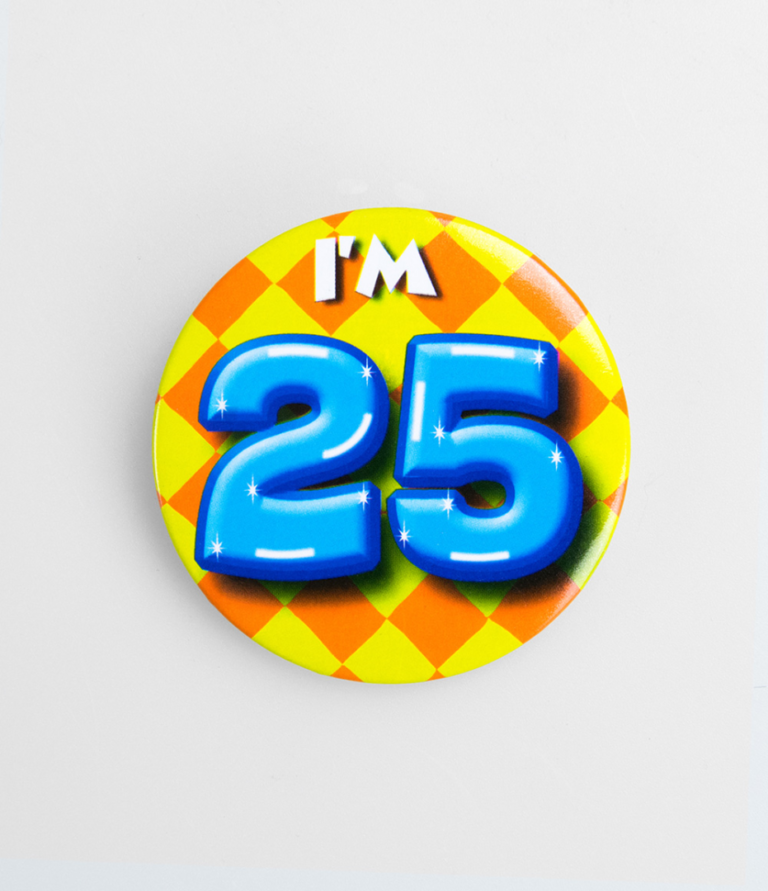 Button 25 Jaar 3 Button 25 Jaar