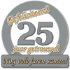 Huldeschild 25 Jaar Getrouwd -Jan Monnikendam Verkoop wconn 408543