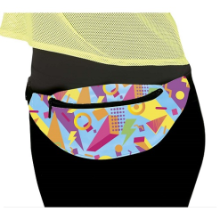 Heuptasje 80ties Blauw